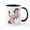 White/Black Inside, variant on CafePress - Rainbow Unicorn - 11 oz Ceramic Mug - Novelty Coffee Tea Cup