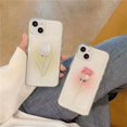thumbnail image 4 of Funda de silicona transparente para iPhone, carcasa de lujo, rosa, Tuilp, 15, 14, 12, 13, 11 Pro Max, X, Xs, Xr, 7, 8, 15Plus, SE, 4 of 5