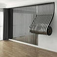 thumbnail image 4 of 1/2/3 Rolls Package, 3D Stereo Carved Metal Groove Wall Stickers Sound-Absorbing & Noise-Reducing PVC Material, Peel-and-Stick Thickened Version, Suitable for Kitchen Walls, Bathroom Walls, Living Ro, 4 of 9