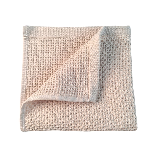 Weave Kitchen Dish Cloths Soft Absorbent Quick Drying Dish Towels 12x12 Inches 6 Pack (Gray Brown Brick Red) Commercial Kitchen Rags