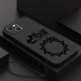 thumbnail image 4 of Funda de teléfono con logotipo de The Seven Deadly Sins para Apple, iPhone 15, 14, 13, 12, 11 Pro Max Plus, 8, 7, SE, funda líquida con Capa de cuerda izquierda, 4 of 5