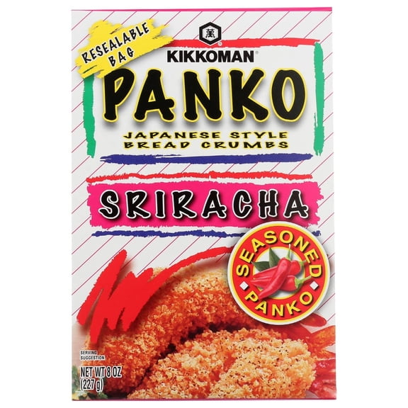 2X - Kikkoman Sriracha Seasoned Bread Crumbs, 8 Oz