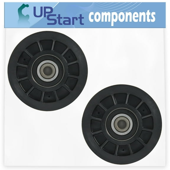 2-Pack 532194327 Flat Idler Pulley Replacement for Husqvarna YTH 2448 T (917.279200) (2006-05) Ride Mower - Compatible with 194327 Pulley