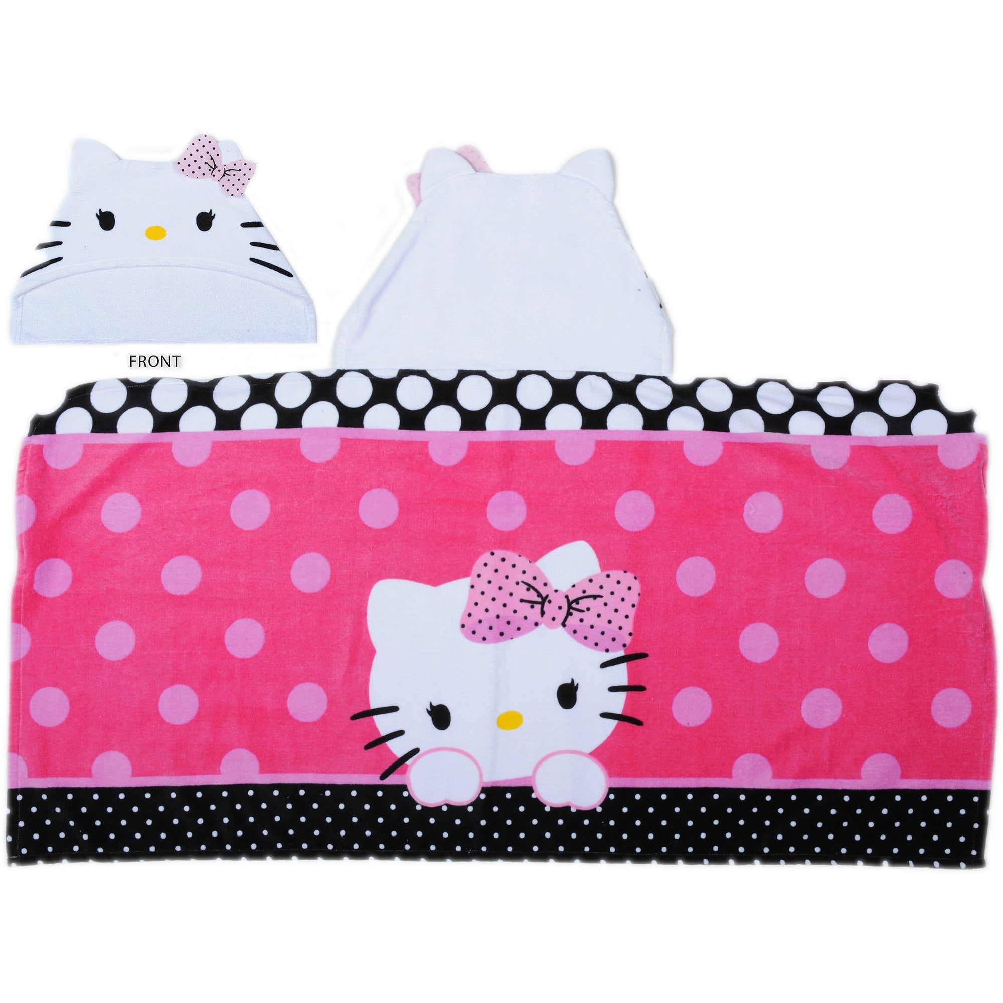 hello kitty hooded towel