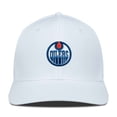 thumbnail image 2 of Men's Levelwear White Edmonton Oilers Rise Flex Hat, 2 of 4