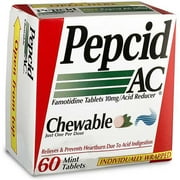 Pepcid AC Chewable Tablets, 60-count