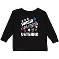 thumbnail image 3 of Inktastic Proud Grandson of a Veteran Veterans Day Boys Long Sleeve Toddler T-Shirt, 3 of 5