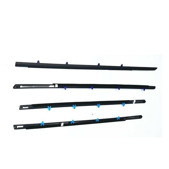 New Hot Sale 4Pcs Outside Door Window Weatherstrip Molding For Honda Accord Sedan 1994-1997