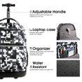thumbnail image 2 of J World Unisex Sundance 20" Rolling Backpack with Laptop Sleeve for School and Travel, Camo, 2 of 7