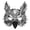 Silver, variant on GOBWCOT Halloween Owl Mask Animal Half Face Mask for Masquerade Costume Cosplay Prop for Men Women