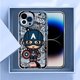 thumbnail image 5 of Funda de teléfono para iPhone SE, 15 Plus, 11, 13 Pro Max, X, XS, XR, 7, 6s, 14 Pro, 12 Mini, 8, TPU suave transparente, Marvel, Spider Man, Groot, 5 of 5