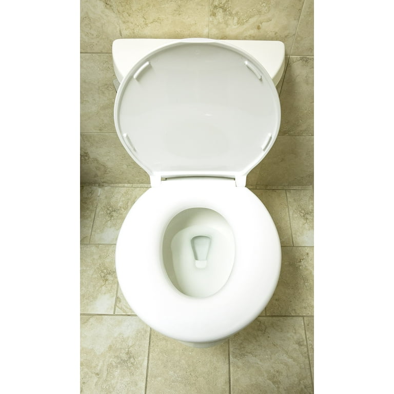 Big John Standard Elongated Closed Front Toilet Seat with Cover in