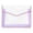 Purple, variant on Plastic Envelope File Folder,Expanding Document Wallet,A4 Waterproof Transparent Organizer,12.99x9.84 Inch with Handle Label No Divider Design Portable Storage Pouch for Daily Bill Tax Sorting