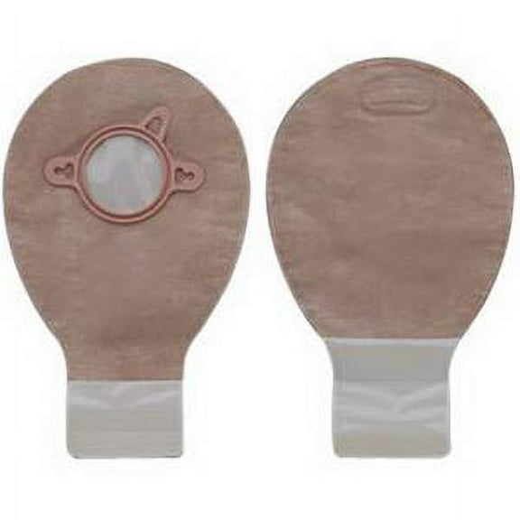 New Image Drainable 7"L 2pc System Ostomy Pouch 1.75" 18282, 20 Ct