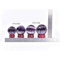 thumbnail image 3 of AMOYSTONE Amethyst Cluster Ball 2.8-3.2" | Witchcraft Ritual Orb with Natural Druzy Formation, 3 of 7