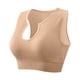 thumbnail image 3 of Brasier sin Varillas Mujer Ropa Interior Femenina para Fitness, Running, Yoga, Chaleco A Prueba de Golpes, Escote En U Profundo, sin Aros de Acero, Sujetador Cómodo Fruncido Mediana, 3 of 3