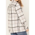 thumbnail image 4 of Cleo + Wolf Women's Plaid Print Shacket - CLHO22W57   US, 4 of 4