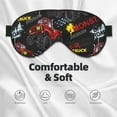 thumbnail image 3 of PAYOHTO Boy Truck Red Car Soft Sleep Mask Comfort Pure Silk Eye Cover for Travel Office Camping, 3 of 7