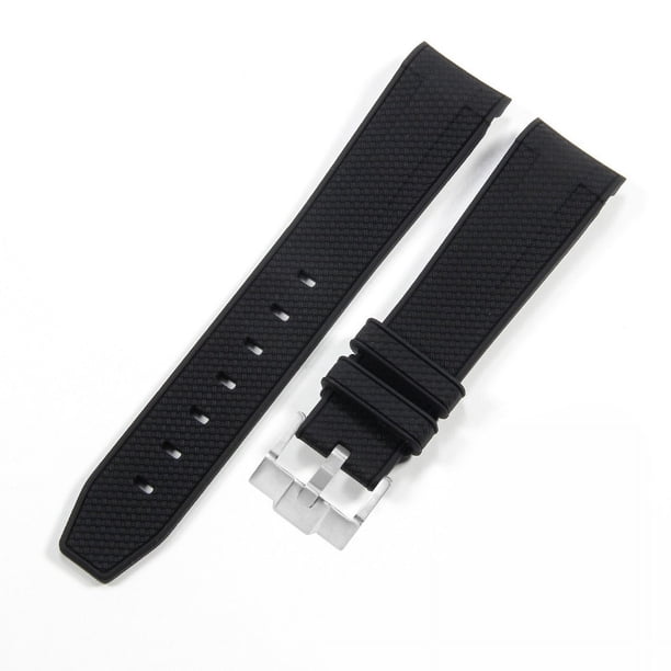 Correa de caucho tejida de 20 mm con estilo de decoración de reloj multifuncional y correa reemplazable