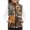 American Flag & Camo Leaf Pattern, variant on Kid Outerwear Vest for Daily Fall, with Pockets Zip Up Children's blanket warm vest Polyester Kids Vest Coat Pine Christmas Lights