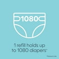 thumbnail image 3 of Diaper Genie Diaper Pail Square Refills, Unscented, Holds up to 1080 Newborn Diapers, 1 Pack, 3 of 10