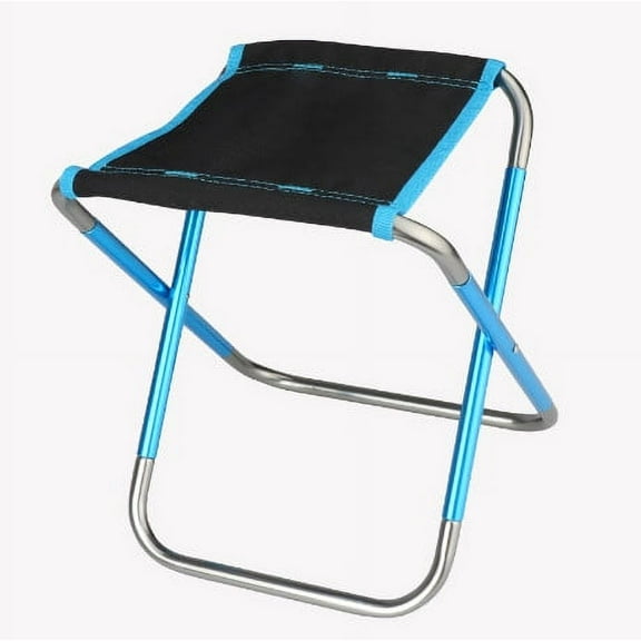 HESHENG Portable Lightweight Outdoor Fishing Camping Picnic Folding Chair Oxford Cloth, Blue