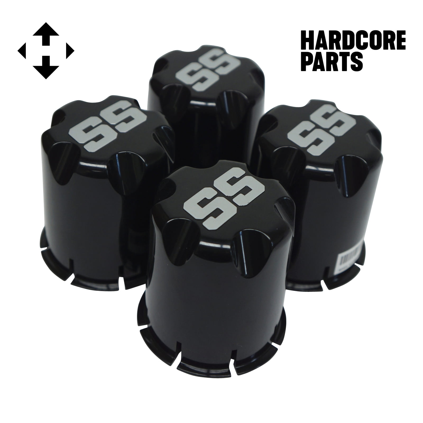 Hardcore Parts 6” Heavy Duty Double A-Arm Suspension Lift Kit for Club Car PRECEDENT Golf Cart (2004+) with 14" Black 'Venom' wheel Wheels and 23"x10"-14 DOT rated All-Terrain tires