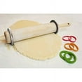 Talisman Designs Baking Measuring Silicone Rolling Pin Spacer Bands 8pc Set