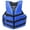 Blue Youth, variant on Hardcore Water Sports Adult life jacket paddle vest; Coast Guard approved Type III PFD life vest flotation device; Jet ski, wakeboard, hardshell kayak lufe jacket; Ideal extra life jacket for pontoon