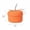 A-110712BB, variant on 1PCS Orange Cotton Rope Pumpkin Storage Basket, Decorative Twisted Stem Lid Fall Halloween Round Organizer Bin for Sundries & Decor (A)