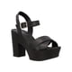 thumbnail image 1 of Zapatillas Milagros Mujer Vestir Tacon Ancho Ajustables negro 23, 1 of 4