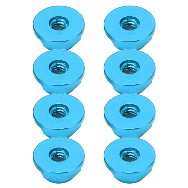 Tornillos M2, 8 Piezas M2 Tuercas Autoblocantes Hexagonales Tornillos Inserto De Nailon Con Bridas De aleación De Aluminio Para Coche RC 1:24 Axial SCX24 AXI90081 AXI00002