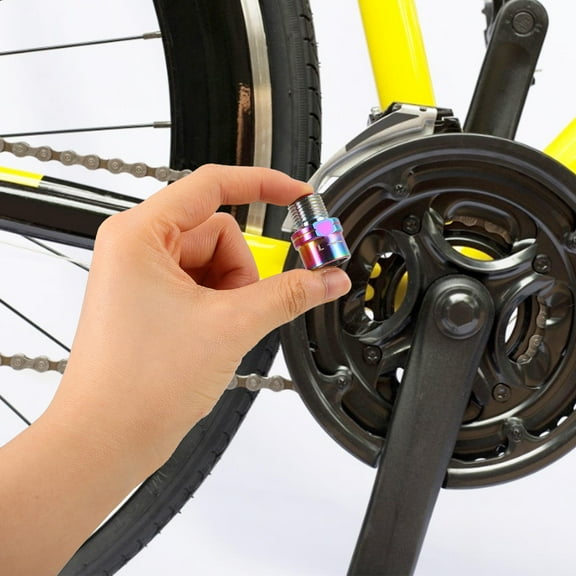 OULII 2Pcs Sturdy Pedal Extending Axles for Bikes Protecting Crankset and Enhancing Comfort