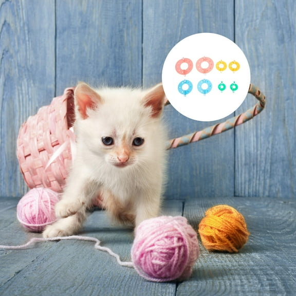 FRCOLOR 16 Pcs Hand Maker Pompom Knitter Professional Knitting Tool Yarn Device