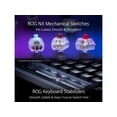 thumbnail image 5 of ASUS ROG Azoth 75 Wireless DIY Custom Gaming Keyboard, OLED display, Gasket-Mount, Three-Layer Dampening, Hot-Swappable Pre-lubed ROG NX Red Switches & Keyboard Stabilizers, PBT Keycaps, RGB-Black, 5 of 7
