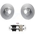 thumbnail image 1 of Transit Auto Front Coated Disc Brake Rotors and Semi-Metallic Pads Kit for Car BMW 328i 330e with 330mm Diameter Rotor KGA-100223, 1 of 11
