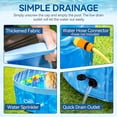 thumbnail image 2 of All For Paws Chill-Out 2-in1 Dog Swimming Pool & Splash Pad, 63” Outdoor Dogs Water Sprinkler Toy & Bathing Pool for Summer Fun, Large (63” x 11.8”), 2 of 8