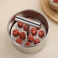 thumbnail image 2 of Meatball Press Maker Stainless Steel Meatball Maker for Kitchen Easy to Use Dishwasher Safe, for Home, Restaurant (L), 2 of 3