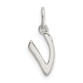 thumbnail image 1 of 925 Sterling Silver Dainty Letter V Initial Name Monogram Necklace Charm Pendant, 1 of 5