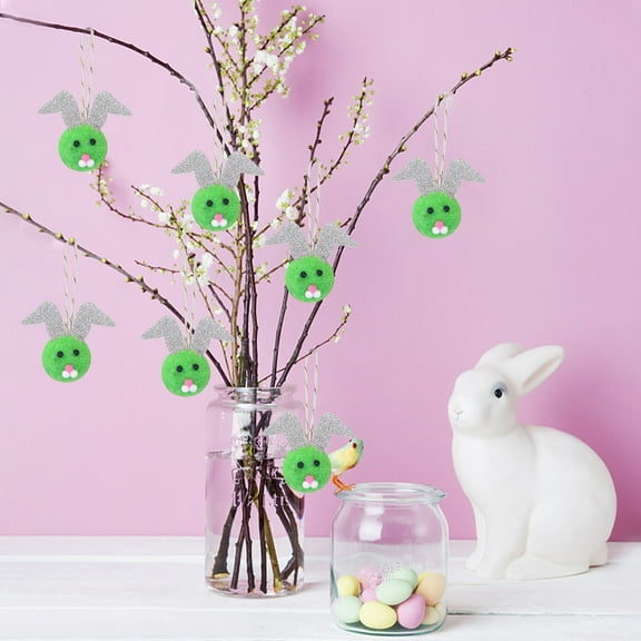 Euaioeiu Easter Bunny Hair Clip, Cute Floral Bow Spring Festival Party Favor, Pastel Cartoon Animal Hair Accessories for Girls Women, Easter Egg Hunt Basket Stuffer Birthday Gift