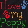 thumbnail image 2 of CafePress - I Love My Poppy - Cute Infant Bodysuit Baby Romper - Size Newborn - 24 Months, 2 of 3