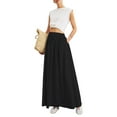 thumbnail image 2 of Womens Summer Long Skirt High Waist Pleated A-Line Casual Flowy Fairy Skirts, 2 of 8