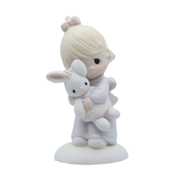 Precious Moments Figurine: E-1372G Jesus Loves Me (4.5") Girl