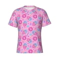 thumbnail image 3 of Naloa Donuts Men's T-Shirt Sport T-shirt Men's Basic Tee Casual Men's Shirt, Round Neck, Short Sleeves - Medium, 3 of 5
