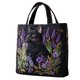 thumbnail image 2 of Uuiauoio Canvas Tote Bag Large Capacity Shoulder Bag for Women Fashion Printed Beach Shopping Work Travel Daily Use Gift Idea, 2 of 6