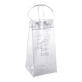 thumbnail image 2 of Collapsible Portable Wine Cooler Bag | Clear PVC Ice Pouch for Champagne, Beer & Beverages | Reusable Chiller with Handle for Parties & Outdoor Use, 2 of 7