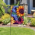 thumbnail image 5 of Welcome Seamless Colorful Sunflowers Garden Flag, Vertical Double Sided Small House Flag, Yard Farmhouse Outdoor Deck Veranda Lawn Decor 28x40 Inch, 5 of 6