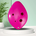 Winyuyby Ocarina Musical Instrument 6 Holes Long Mouth Flute with Song