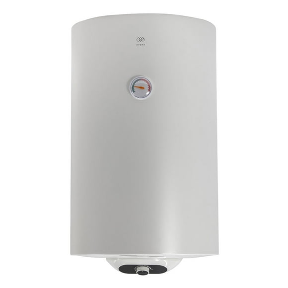 Calentador de Agua Depósito Eléctrico 80 Litros, 2 Servicios, Encendido automático, Temperatura ajustable 20°C a 75°C, Corriente eléctrica 127V, Seguro y sin gas, Boiler de depósito AVERA, C80LE