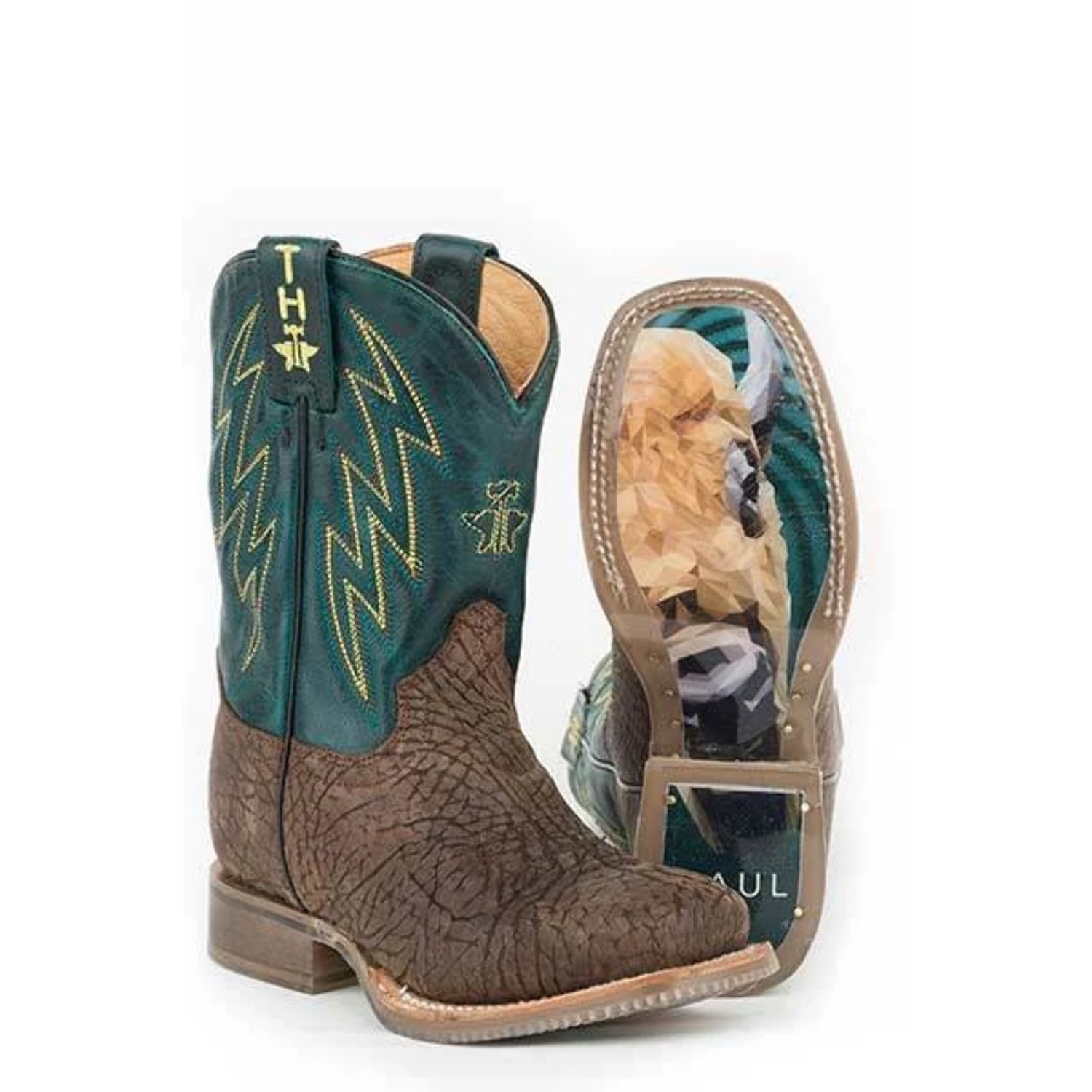 Kid?s Tin Haul Bullhide Boots With Buffalo Sole Handcrafted